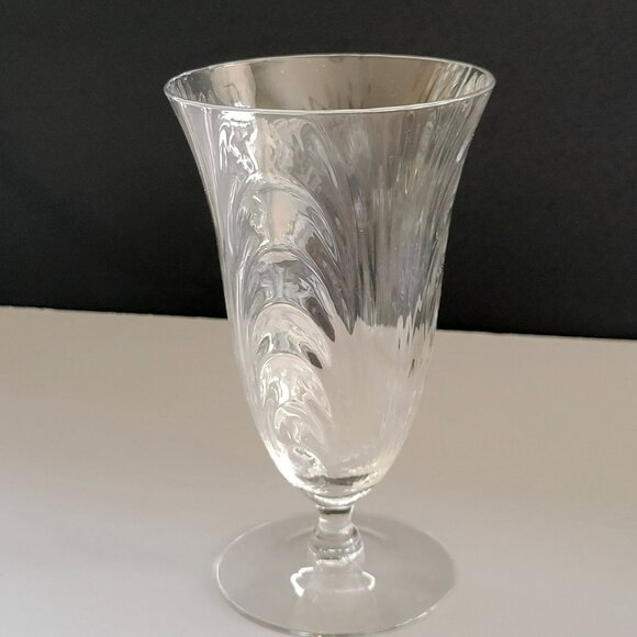 Vintage Cambridge Ice Tea Glasses Set of 2, Caprice Clear, Stem Base, Optical - Picture 3 of 7